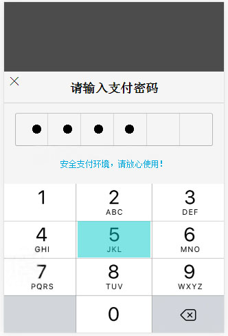 html5仿支付宝手机支付密码输入框特效